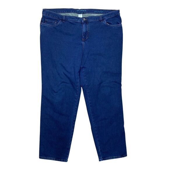 Sonoma Modern Slim Straight Jeans Size 18W - Picture 1 of 8